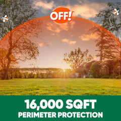 OFF! Four-pack value supports repeat applications across the yard.