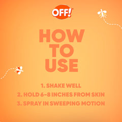 Clothing surface spray area on fabric treated with OFF! FamilyCare