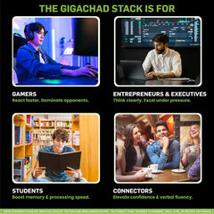 Off Meta Gigachad Stack on a laptop desk evoking calm energy for work