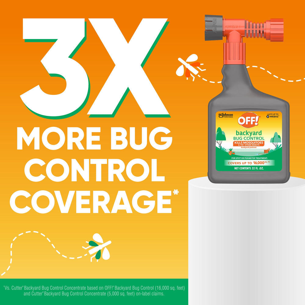 OFF! Covers up to 16,000 sq ft for expansive outdoor protection.