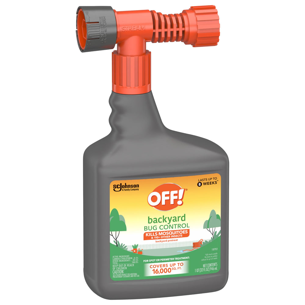 OFF! Four-pack 32-ounce bottles for multiple treatment areas.