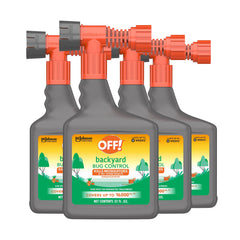 OFF! Backyard Bug Control Yard Pretreat in use for broad outdoor protection.