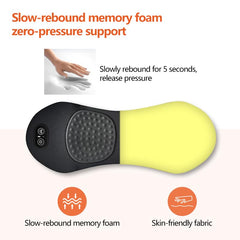 OFXWXTL car-seat use demonstrates portable back massager for commutes