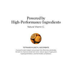 Ogee Vitamin C THDA 20% elixir dropper enables precise even-toned application.