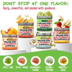 OH MY CHEWY gummies with glass of water for convenient daily routine practice
