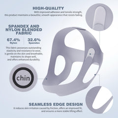 OHALEEP CPAP-compatible chin strap for stability and comfort