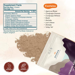 Ohana Immune Assist Blend USDA Organic seal visible on packaging.