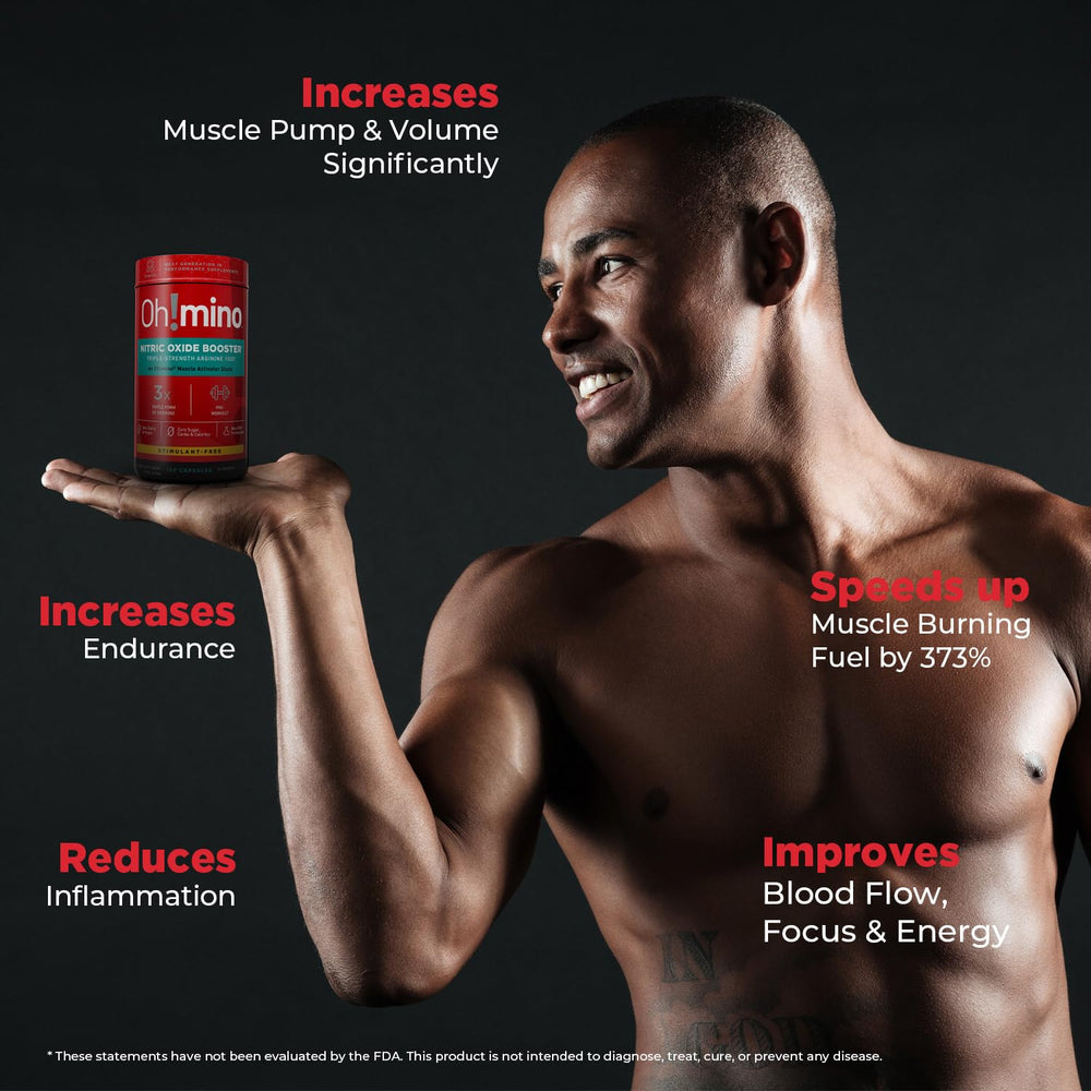 Oh!mino vegan capsules ready for pre and post workout