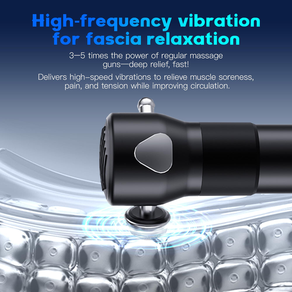 OIey massage gun aluminum body shown for durable, professional-grade relief.