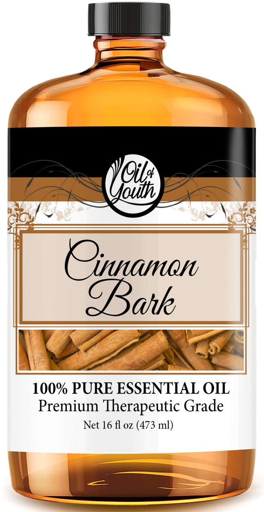 Oil of Youth Cinnamon Bark Essential Oil bottle highlighting quality for diffusers