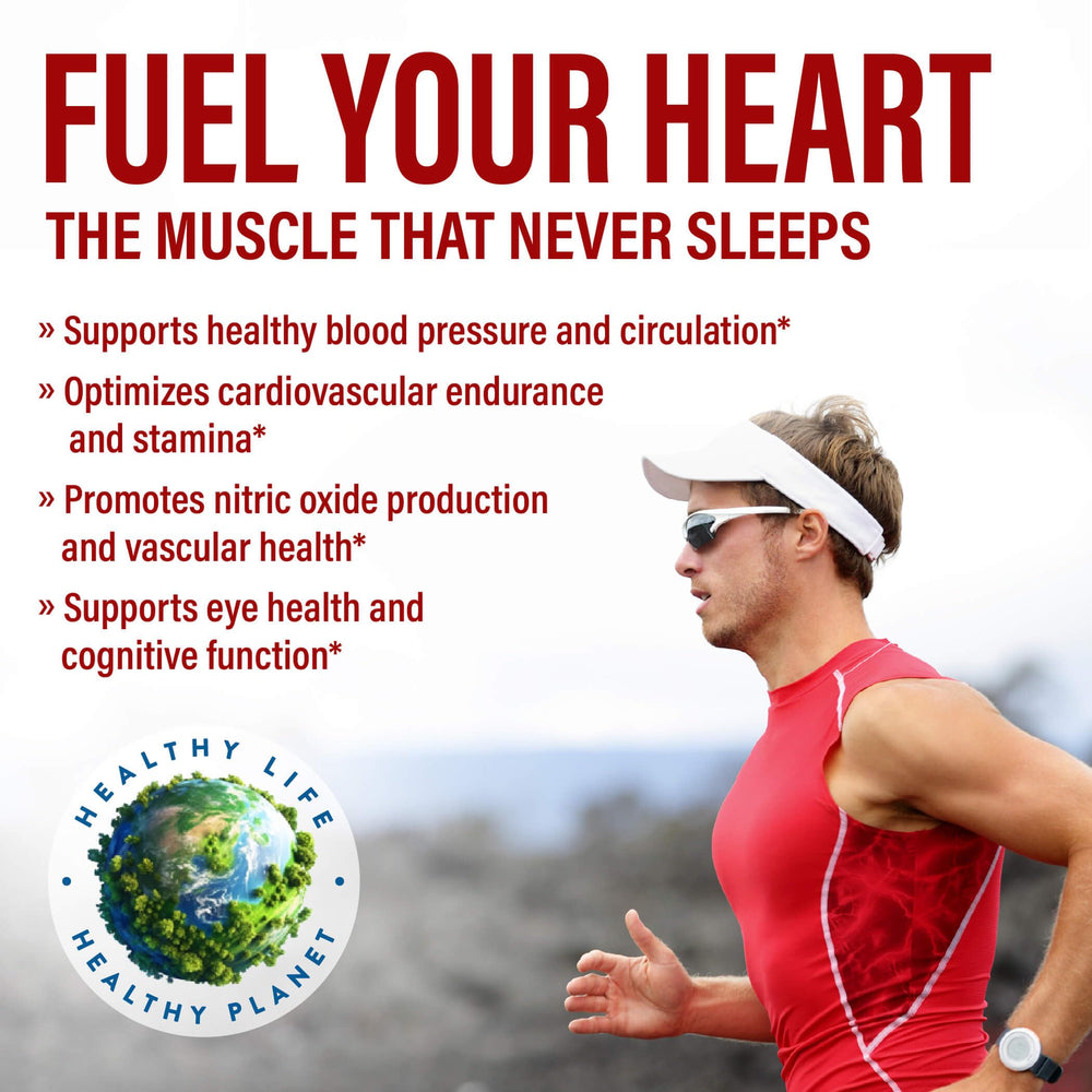 Oingo Cardio Care+ taurine ingredient displayed for heart and energy balance.