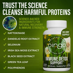 Close-up of Oingo capsules highlighting easy daily supplementation.