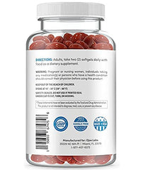 OjosLabs AREDS2 bottle nutrition label showing lutein and zeaxanthin for eye nutrition.