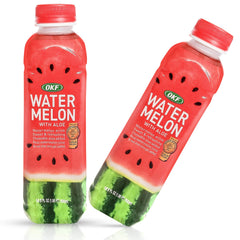OKF Watermelon Aloe Vera Drink bottle for on-the-go hydration.