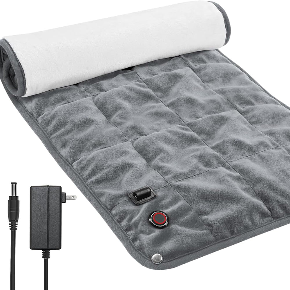 OKK weighted heating pad full-body 33x17 inches for even, soothing warmth.