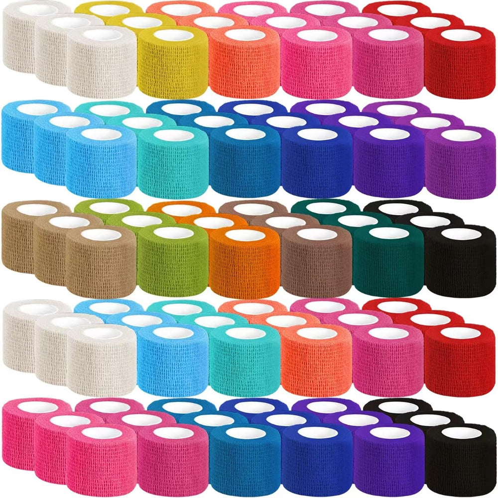 Oleitodh colorful bandage wrap 90-pack for athletic support
