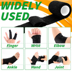 Oleitodh bandage wrap on a horse leg for breathable support.