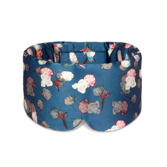 OLESILK silk sleep mask nose-wing shading demonstrates full darkness for bright environments