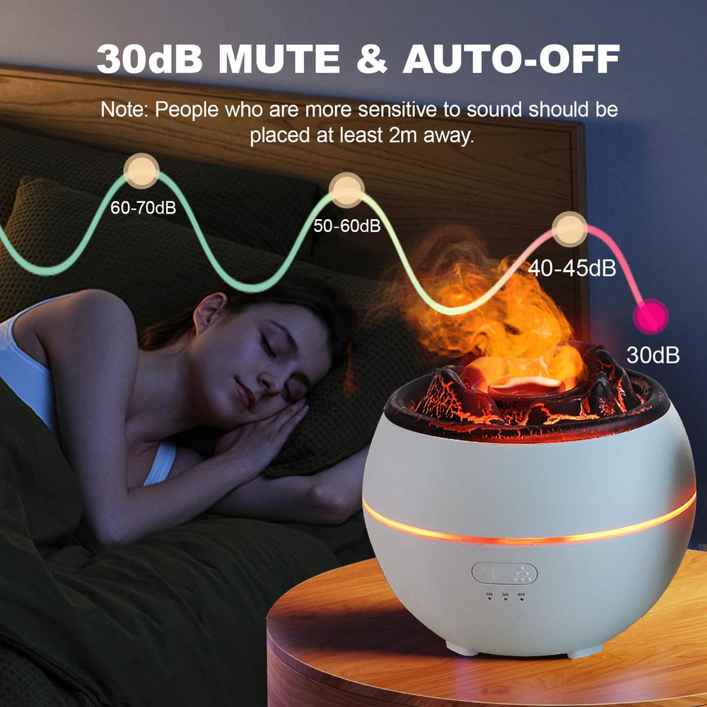 OLINLIFE Volcanic diffuser with continuous and intermittent modes for flexibility