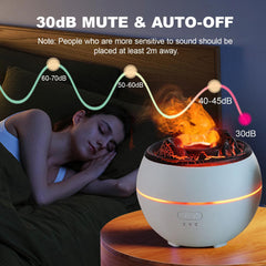 OLINLIFE Volcanic diffuser with continuous and intermittent modes for flexibility