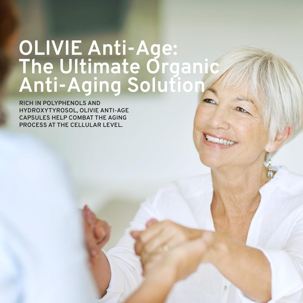 OLIVIE natural-process-illustration emphasizes organic origin and careful production.