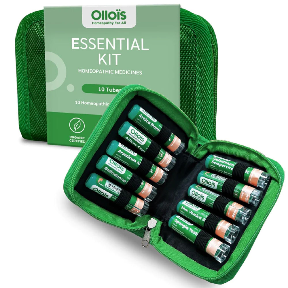 OLLOÏS essential kit carrying case for on-the-go homeopathic remedies