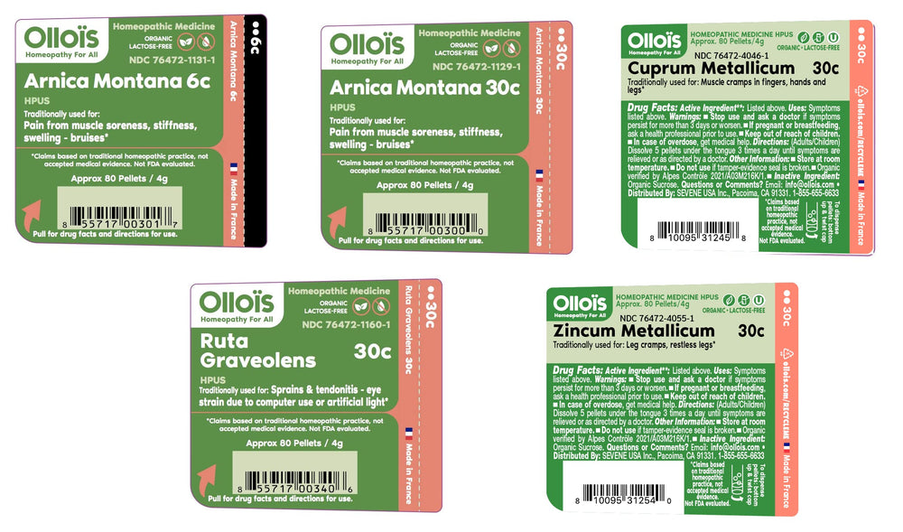 OLLOÏS Sport Kit Arnica 30C tube for focused use.