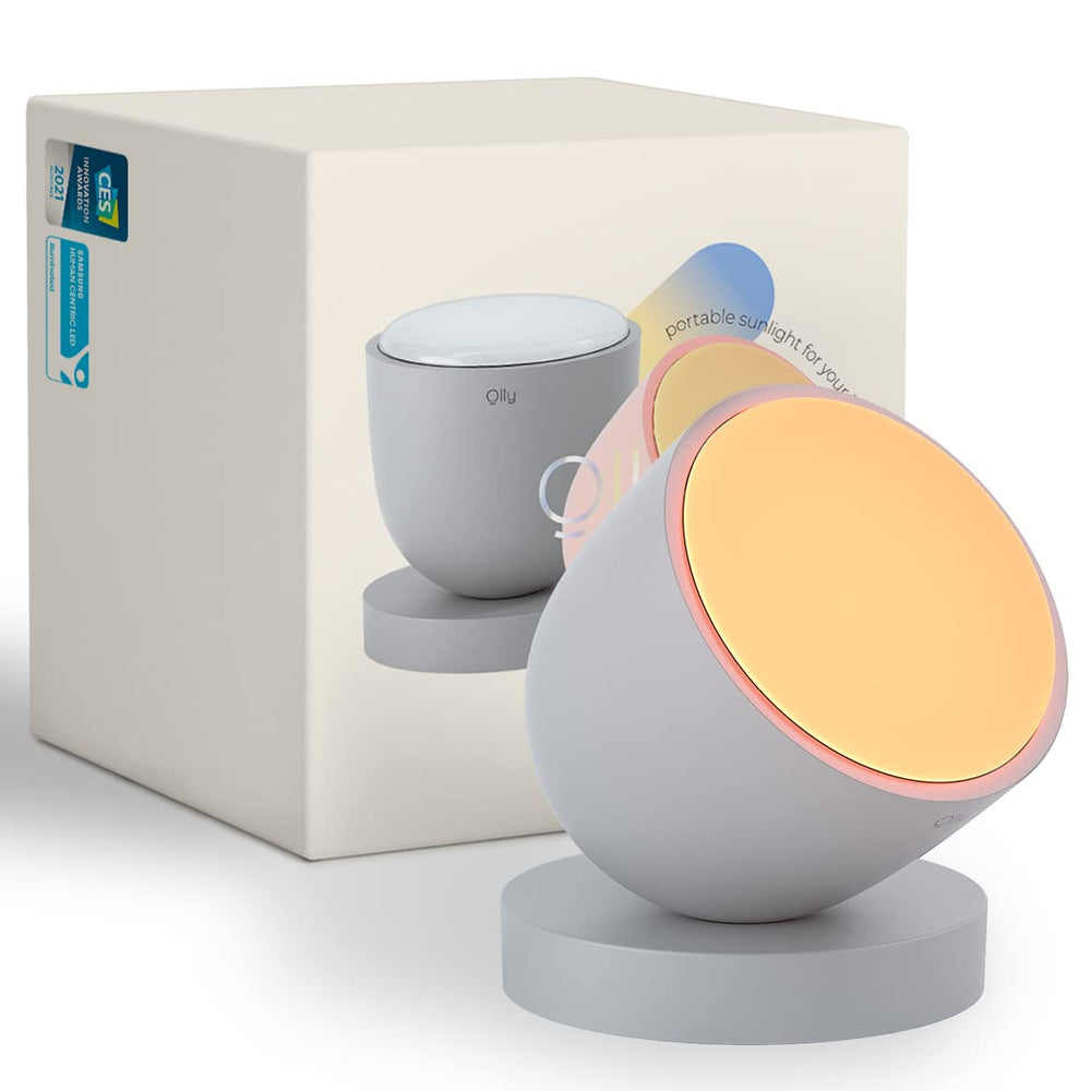 Olly Light Therapy Lamp cup design for cozy evenings