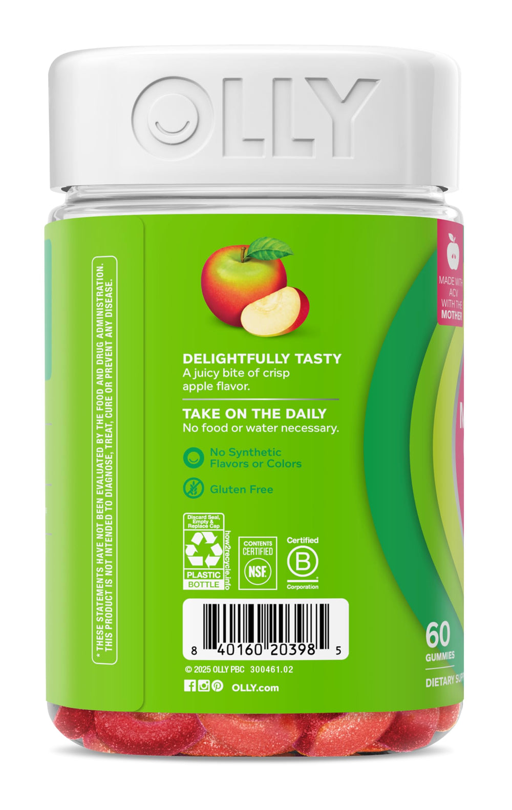 OLLY Metabolism Gummy Rings use-scene shows modern kitchen routine.
