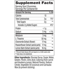 OLLY Sleep Gummies l-theanine closeup illustrating calming support