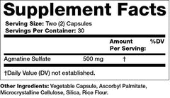 Capsules of Olympian Labs Agmatine promoting lean muscle and recovery