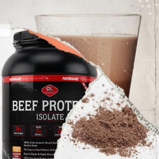 Nutrition panel highlighting 2 g BCAAs and dairy-free formula