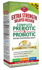 Olympian Labs Extra Strength bottle front view supports digestive wellness