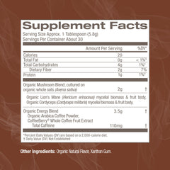 OM Mushroom Superfood instant coffee with Cordyceps for energized mornings