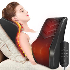 OMASSA Shiatsu neck massager with heat provides targeted relief at home.