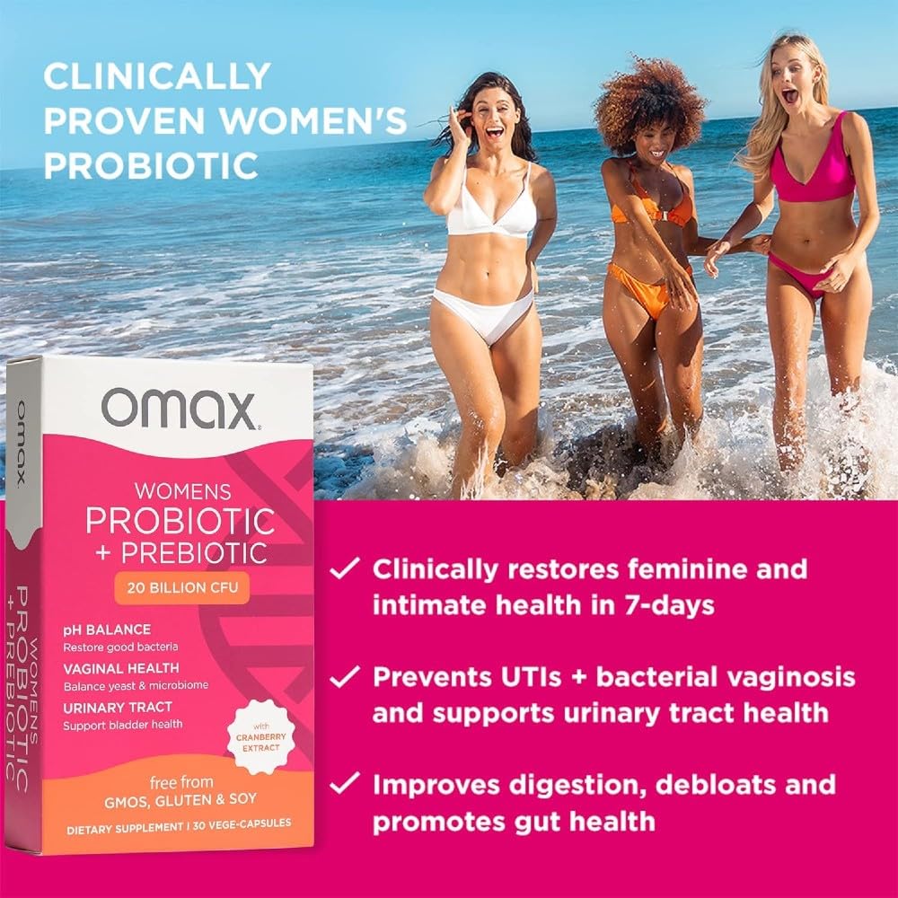 Omax3 cranberry extract ingredient highlights vaginal health support and urinary balance