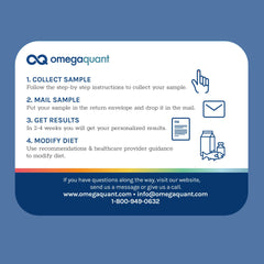 Omega Quant sample collection tube enabling convenient home testing