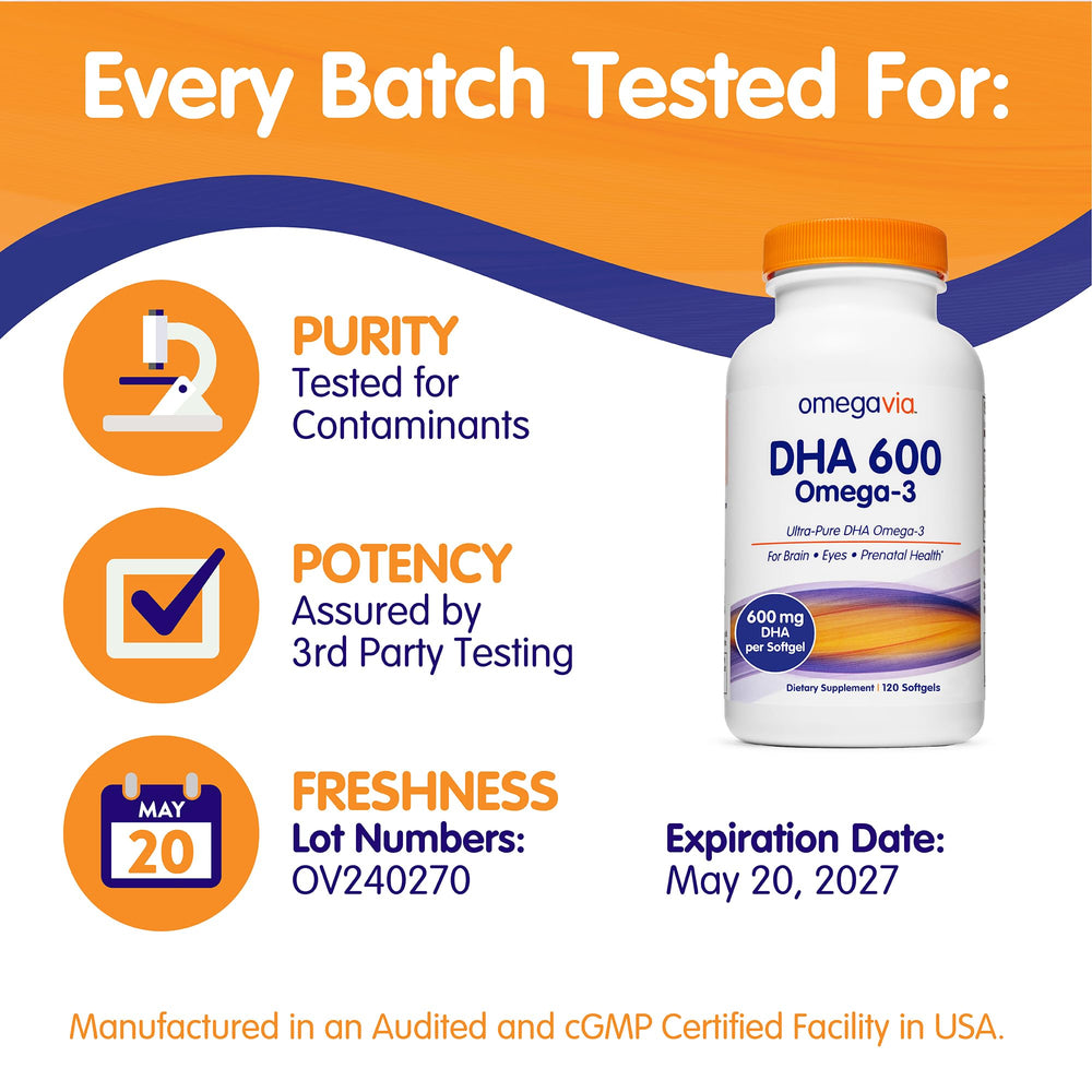 OmegaVia packaging shows IFOS testing for third-party verification.