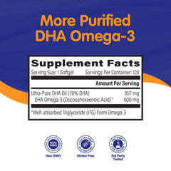 OmegaVia Norway-sourced wild fish oil purified for purity and freshness.