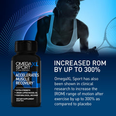 Two OmegaXL Sport softgels daily dose for consistent recovery support