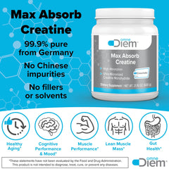 Omne Diem Creatine blends into a smoothie for convenient intake