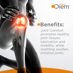 OmneDiem Joint Comfort box demonstrates thoughtful packaging for routine purchases.