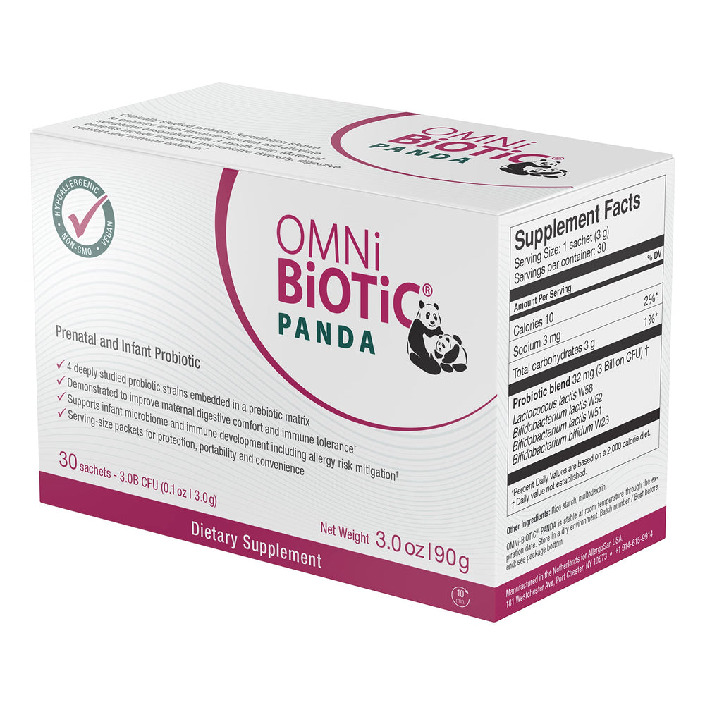 OMNi BiOTiC Panda high viability probiotics reach the gut for effective support.