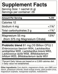 OMNi-BiOTiC Power sachet close-up highlighting easy packaging