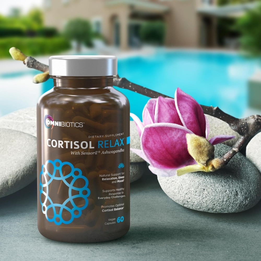 OmniBiotics Cortisol Relax packaging ready for everyday use.
