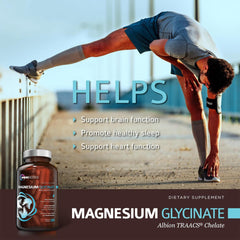 OmniBiotics magnesium glycinate ingredient panel and label details