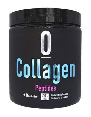 Omnitrition Collagen Peptides bottle front view for daily unflavored use.