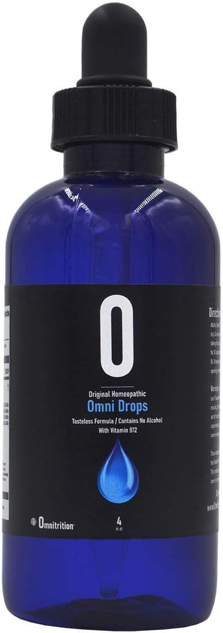 Close-up of Omnitrition Omni Drops dropper enabling easy measurement