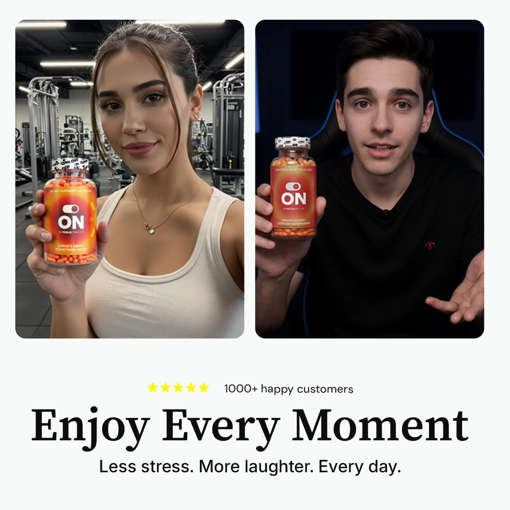 ON by Psicóespacio active-lifestyle image suggests sustained energy for workouts