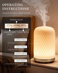 Onaboviva diffuser operates silently for undisturbed relaxation.
